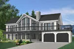 Country House Plan Front Photo 01 - Laurel Manor Craftsman Home 032D-0511 - Shop House Plans and More