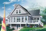Traditional House Plan Front Image - Quaker Lake Vacation Home 032D-0513 - Shop House Plans and More