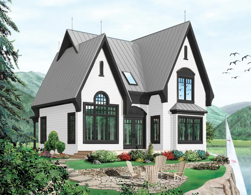 Country House Plan Front Photo 04 - Glenburn Farm Country Home 032D-0518 - Search House Plans and More