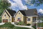 Vacation House Plan Front Photo 03 - Maplewood Cabin Lake Home 032D-0519 - Shop House Plans and More