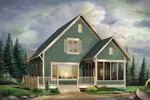 Front Image - Glen Mawr Country Cabin Home 032D-0525 - Search House Plans and More