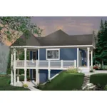 Cottage Style House Has Gazebo Deck Extension