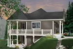 Modern House Plan Front Photo 01 - Beaumont Creek Cottage Home 032D-0526 - Search House Plans and More