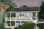 Southern House Plan Front Photo 03 - Beaumont Creek Cottage Home 032D-0526 - Search House Plans and More