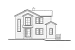 Bungalow House Plan Front Elevation - Fernspring Contemporary Home 032D-0530 - Search House Plans and More