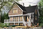 Shingle House Plan Front Photo 03 - Country Bend Cottage Lake Home 032D-0532 - Search House Plans and More