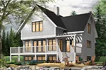 Shingle House Plan Front Photo 04 - Country Bend Cottage Lake Home 032D-0532 - Search House Plans and More