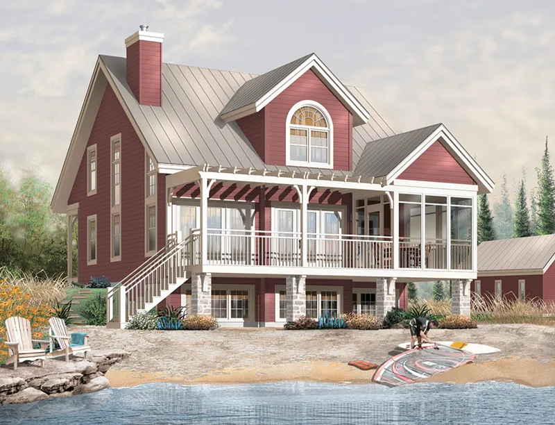 Great Cottage Style Home Is Perfect For Waterfront Setting