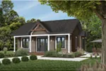 Vacation House Plan Front Photo 02 - Harleigh Country Cottage Home 032D-0538 - Search House Plans and More