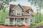 Country House Plan Front Image - Marion Heights Farmhouse 032D-0552 - Shop House Plans and More