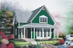 Country House Plan Front Image - Ladue Grove Coastal Style Home 032D-0553 - Shop House Plans and More