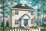 Country House Plan Front Image - Pomeroy Colonial Home 032D-0561 - Shop House Plans and More