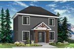 Traditional House Plan Front Photo 04 - Gradyville Colonial Home 032D-0562 - Search House Plans and More
