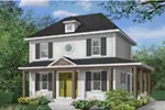 Farmhouse Plan Front Photo 01 - Landisville Southern Home 032D-0563 - Shop House Plans and More