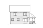 Modern House Plan Rear Elevation - Geigertown Farmhouse 032D-0566 - Search House Plans and More