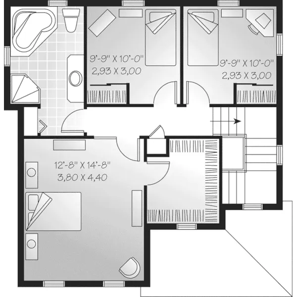 Country House Plan Second Floor - Hunter Colonial Country Home 032D-0567 - Search House Plans and More