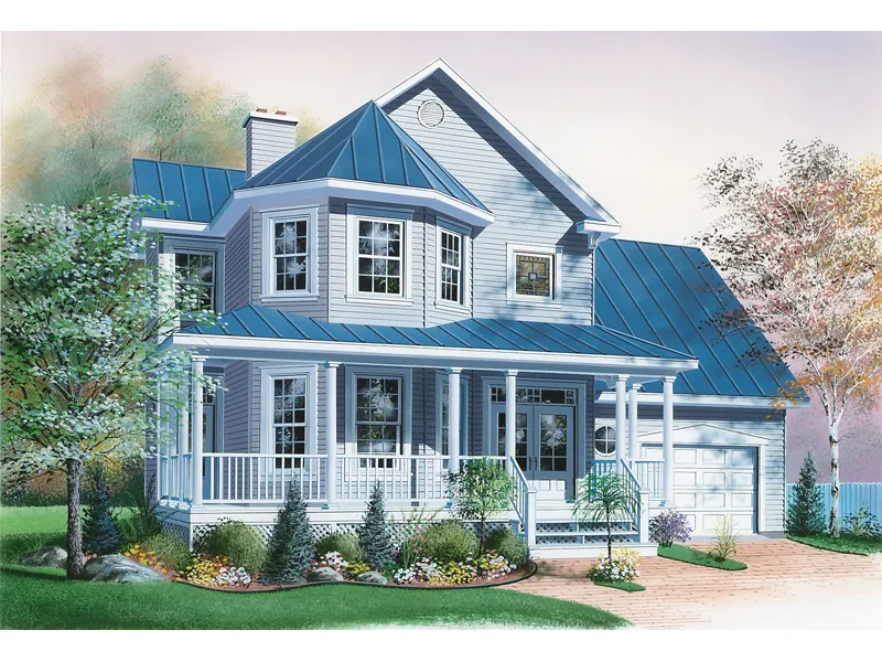 Country House Plan Front Image - Cromwell Farm Two-Story Home 032D-0573 - Search House Plans and More