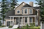 Traditional House Plan Front Photo 01 - Cromwell Farm Two-Story Home 032D-0573 - Search House Plans and More