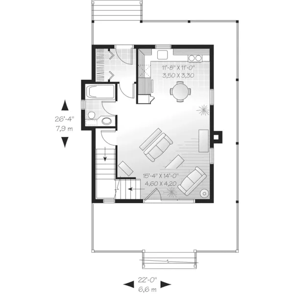 Southern House Plan First Floor - Erdenheim Country Home 032D-0588 - Search House Plans and More