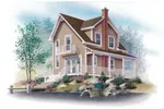 Traditional House Plan Front Image - Erdenheim Country Home 032D-0588 - Search House Plans and More