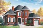 European House Plan Front Image - Atwater Victorian Style Home 032D-0595 - Search House Plans and More