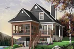 Waterfront House Plan Front Photo 02 - Greenoaks Lake Home 032D-0602 - Search House Plans and More