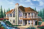 Traditional House Plan Front Image - Swissvale Mountain Home 032D-0605 - Shop House Plans and More