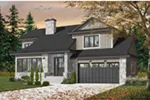 Modern House Plan Front Photo 03 - Arborfield Traditional Home 032D-0620 - Search House Plans and More