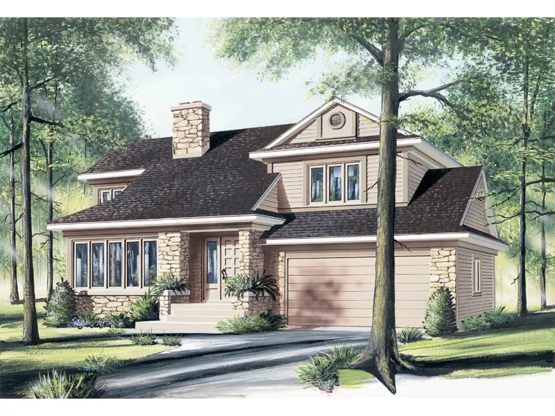 Southern House Plan Front Photo 05 - Arborfield Traditional Home 032D-0620 - Search House Plans and More
