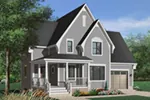 Country House Plan Front Image - Casey Farm Country Home 032D-0621 - Search House Plans and More