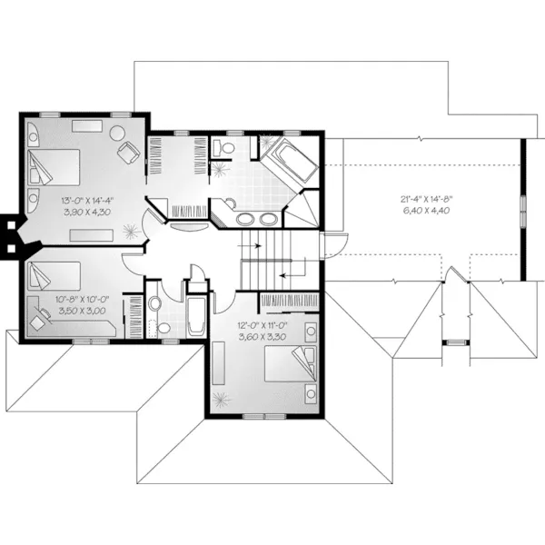 Farmhouse Plan Second Floor - Canova Traditional Farmhouse 032D-0633 - Search House Plans and More