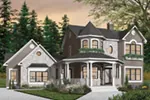 Arts & Crafts House Plan Front Photo 02 - Hereford Country Victorian Home 032D-0638 - Search House Plans and More
