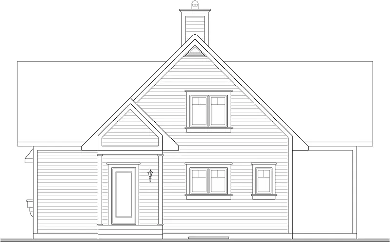 Southern House Plan Front Elevation - Hackberry Creek Cottage Home 032D-0643 - Search House Plans and More