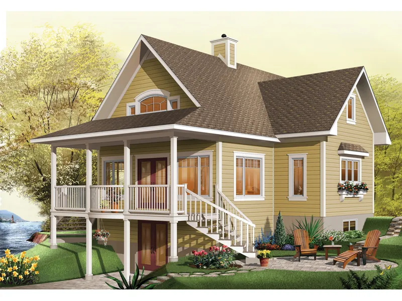 Country House Plan Front Image - Hackberry Creek Cottage Home 032D-0643 - Search House Plans and More