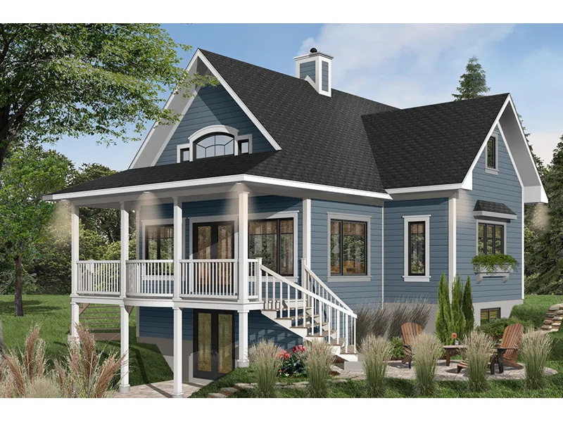 Southern House Plan Front Photo 02 - Hackberry Creek Cottage Home 032D-0643 - Search House Plans and More
