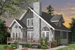 Arts & Crafts House Plan Front Photo 03 - Stonepier Lake Home 032D-0645 - Shop House Plans and More