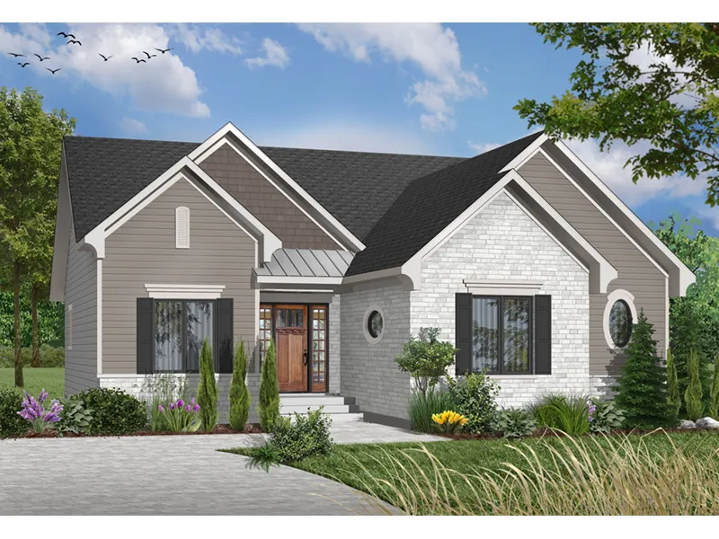 Southern House Plan Front Photo 02 - Craigranch One-Story Home 032D-0648 - Search House Plans and More