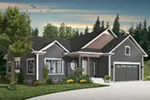 Modern House Plan Front Photo 01 - Charpentier Country Home 032D-0658 - Search House Plans and More