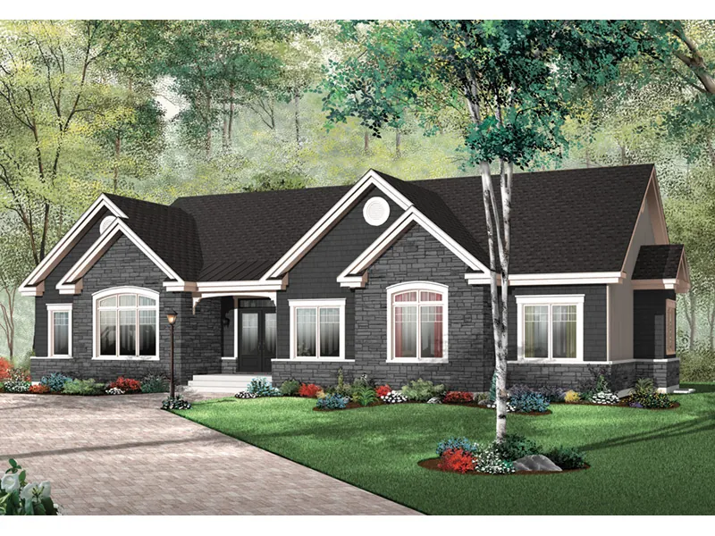 Ranch House Plan Front Photo 03 - Primrose Creek Country Home 032D-0659 - Shop House Plans and More