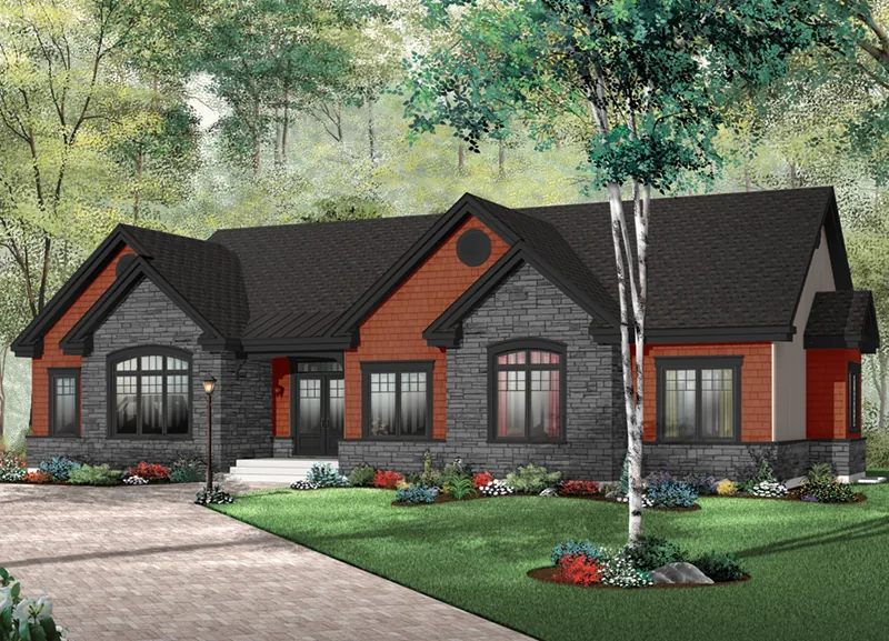 Shingle House Plan Front Photo 04 - Primrose Creek Country Home 032D-0659 - Shop House Plans and More