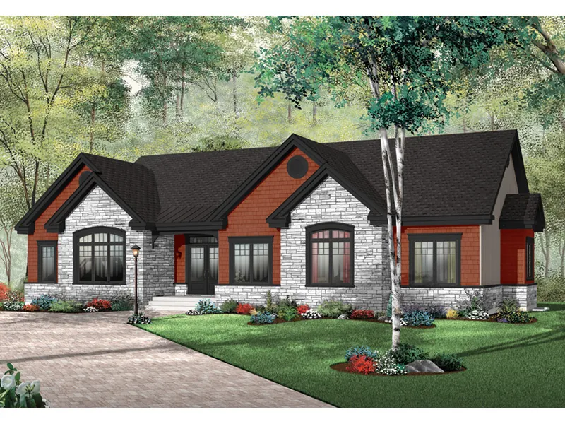 Ranch House Plan Front Photo 05 - Primrose Creek Country Home 032D-0659 - Shop House Plans and More