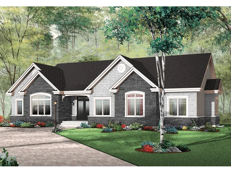 Traditional House Plan Front Photo 06 - Primrose Creek Country Home 032D-0659 - Shop House Plans and More