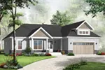Southern House Plan Front Photo 03 - Cantera Craftsman Home 032D-0661 - Search House Plans and More