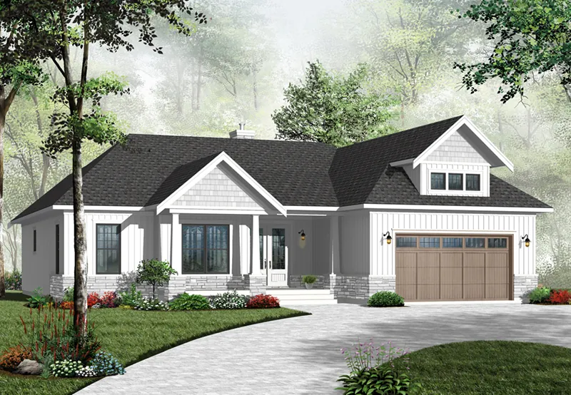 Craftsman House Plan Front Photo 05 - Cantera Craftsman Home 032D-0661 - Search House Plans and More