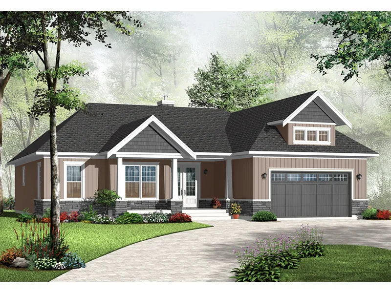 Craftsman House Plan Front Photo 06 - Cantera Craftsman Home 032D-0661 - Search House Plans and More