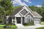 Craftsman House Plan Front Photo 04 - Gascony Parc Craftsman Home 032D-0667 - Search House Plans and More