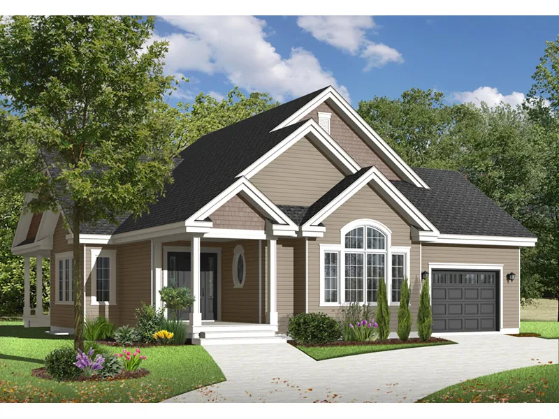 Craftsman House Plan Front Photo 07 - Gascony Parc Craftsman Home 032D-0667 - Search House Plans and More