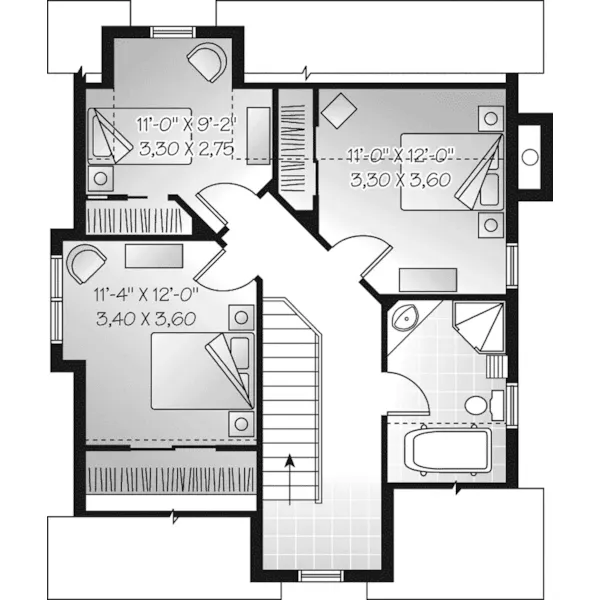 Country House Plan Second Floor - Wilkerson Country Home 032D-0676 - Shop House Plans and More