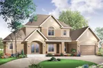 European House Plan Front Image - Kleinman Traditional Home 032D-0679 - Search House Plans and More