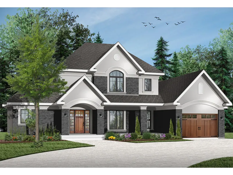European House Plan Front Photo 01 - Kleinman Traditional Home 032D-0679 - Search House Plans and More